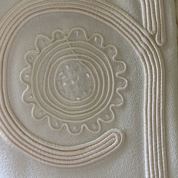 ADRIENNA PAPELL Elegant Suit Ivory Absolutely Beautiful Size 8 - Picture 7 of 16